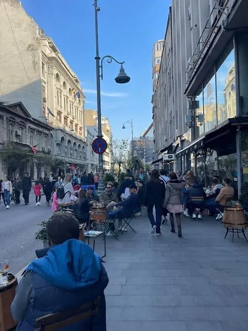아파트 City Center White Studio In 부쿠레슈티 루마니아